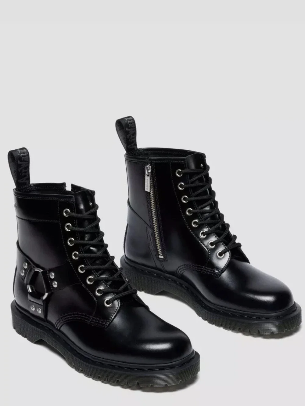 Dr. Martens 1460 Harness Leather Lace Up Boots